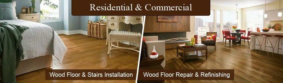 Commercial Wood Floor & Stairs Installation